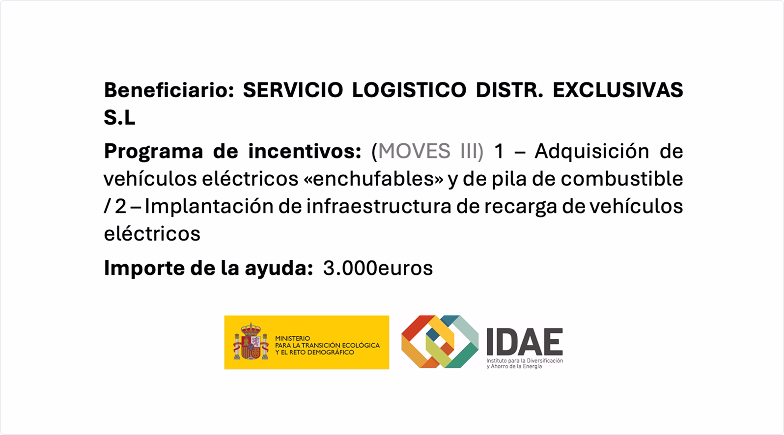 Imagen del programa de incentivos del gobierno de Canarias